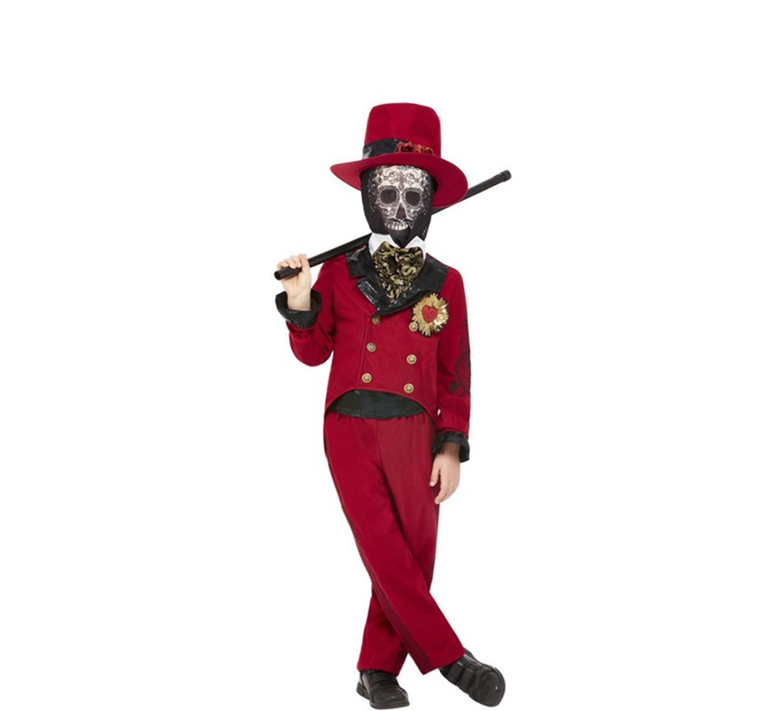 Fato de namorado morto do dia da Borgonha para meninos 