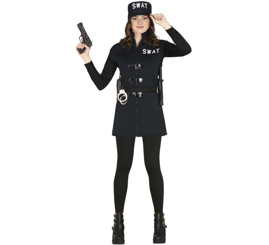 Fato de Swat Officer com saia para adolescente