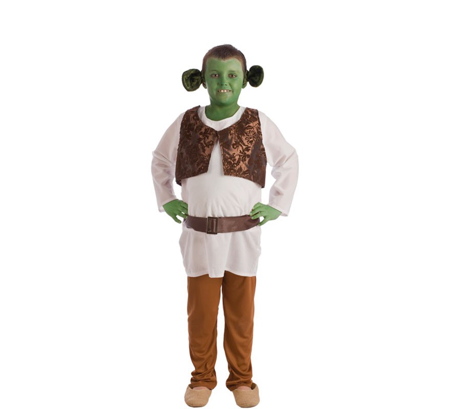 Fato de Ogro verde para menino