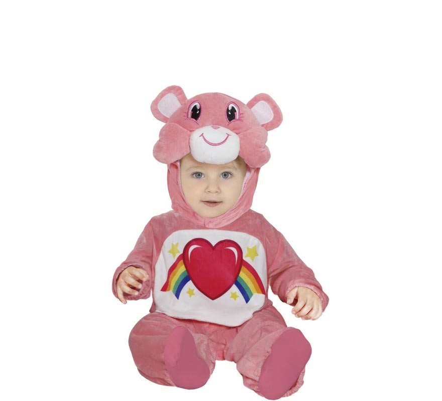 Fantasia de Urso Arco-Íris Rosa Bebê