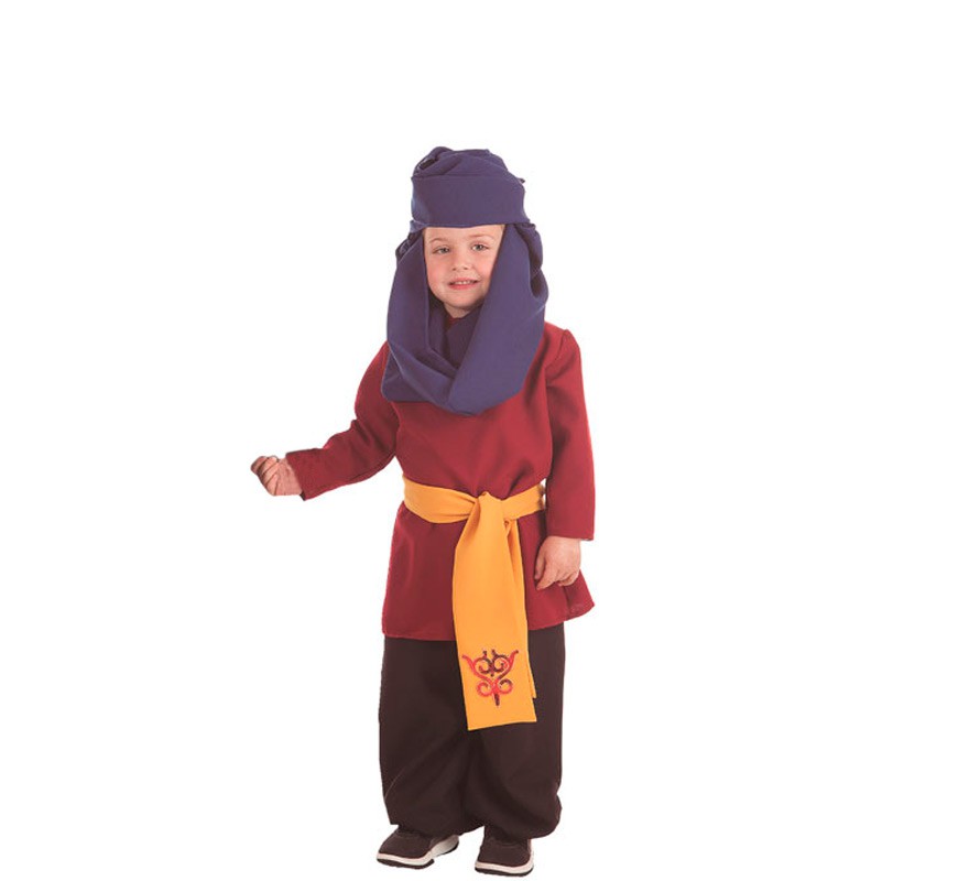 Page Costume with Ocher Sash for children