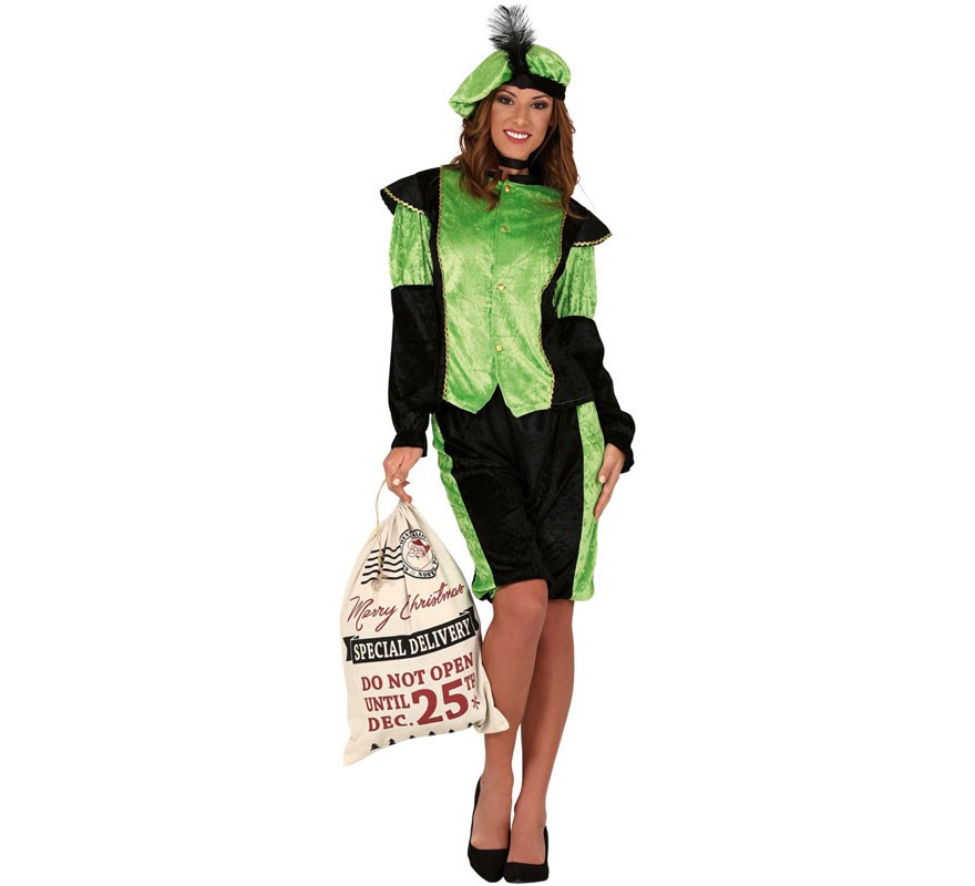 Fato de Royal Page verde para mulher