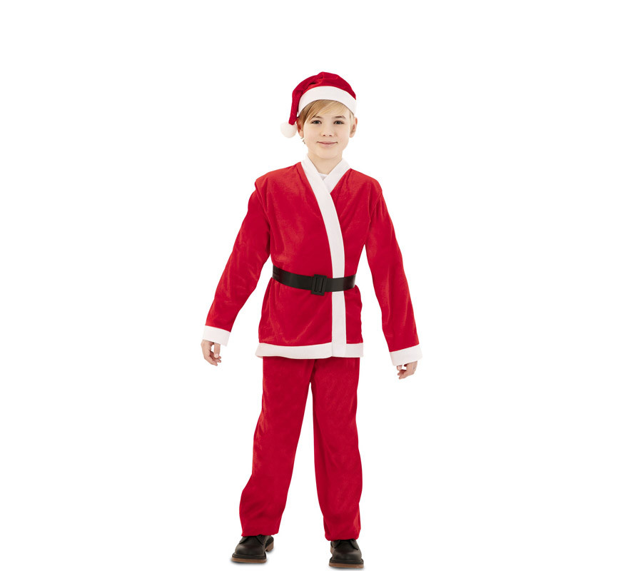 Classic Santa Claus costume with hat for children