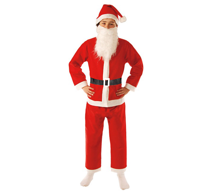 Santa Claus costume with beard for children Santa Claus costume with beard for children