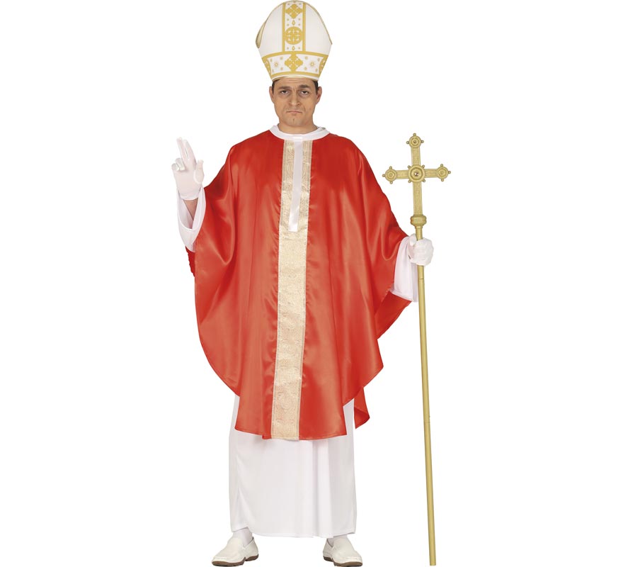Red Pope costume for men