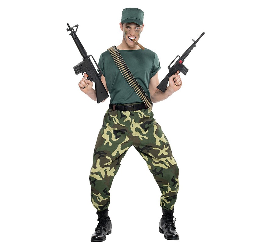 Paramilitary costume for men