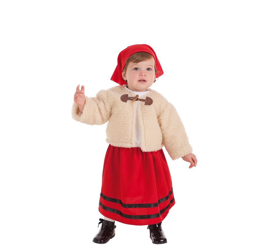 Fato de pastor com casaco de bebê