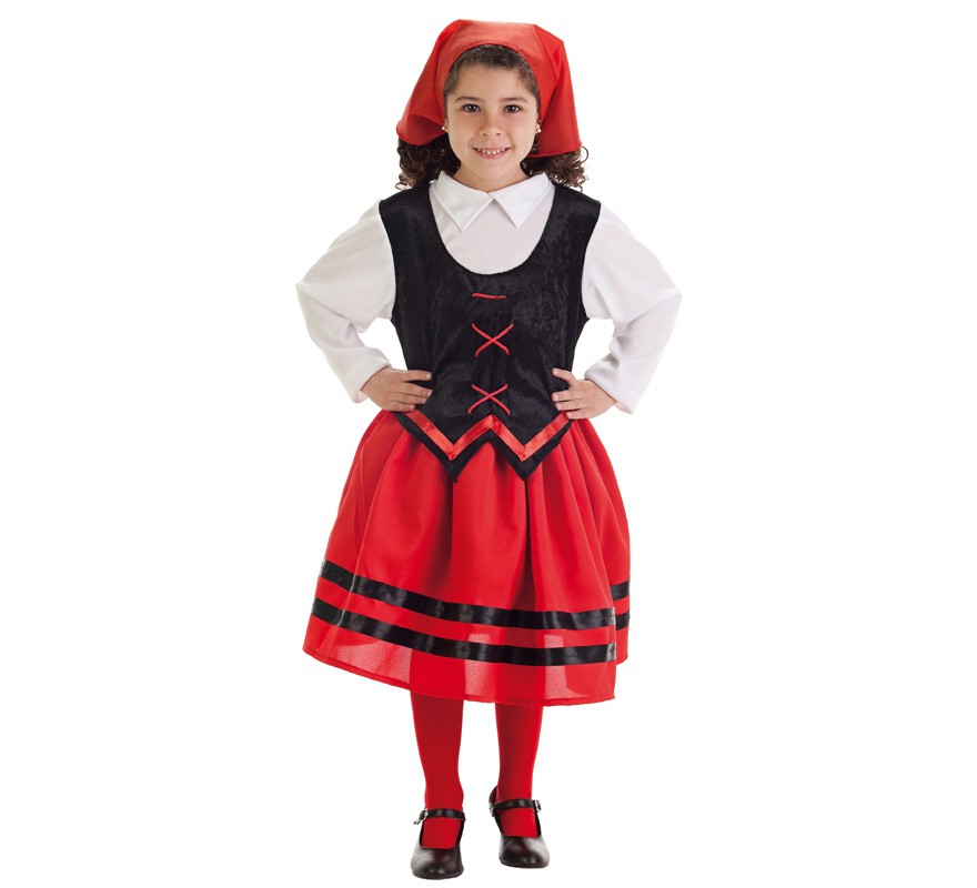 Economical shepherdess costume for girls