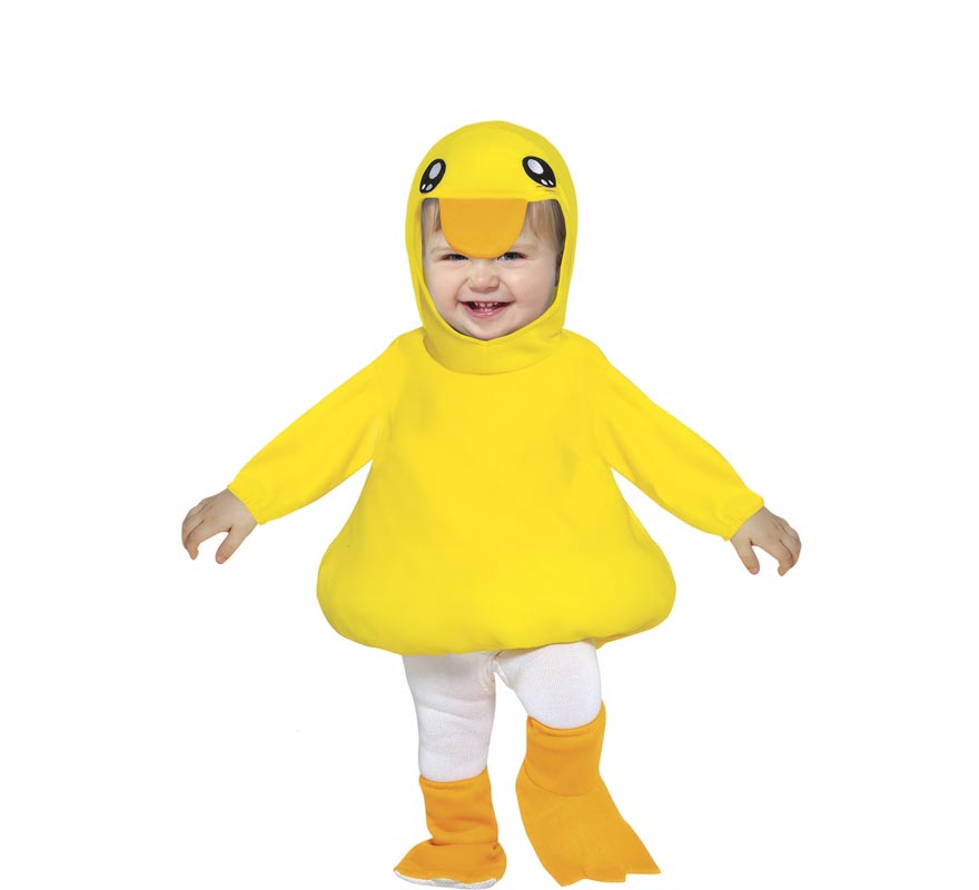 Fato de pato amarelo bebê