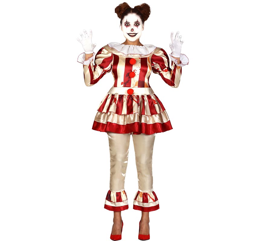 Striped Clown Costume for women Striped Clown Costume for women