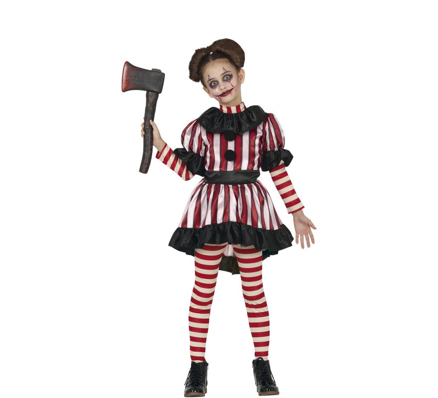 Fato de palhaço assassino para uma garota