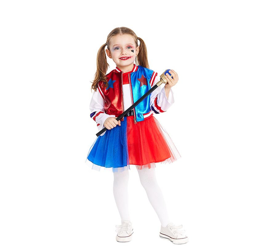 Baby Girls Troublesome Clown Costume with Vest and Tutu