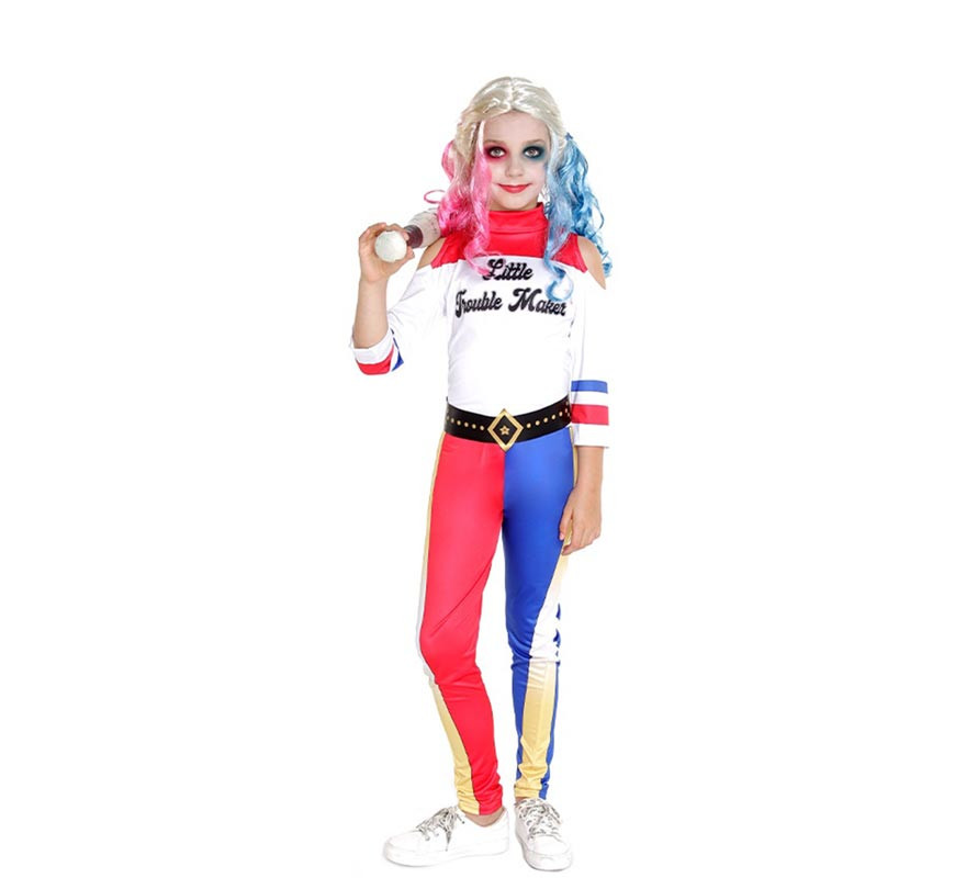 Long Conflicting Clown Costume for Girl Long Conflicting Clown Costume for Girl
