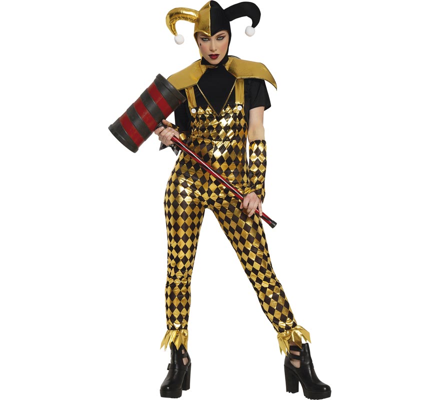 Fato de palhaço perigoso para mulheres