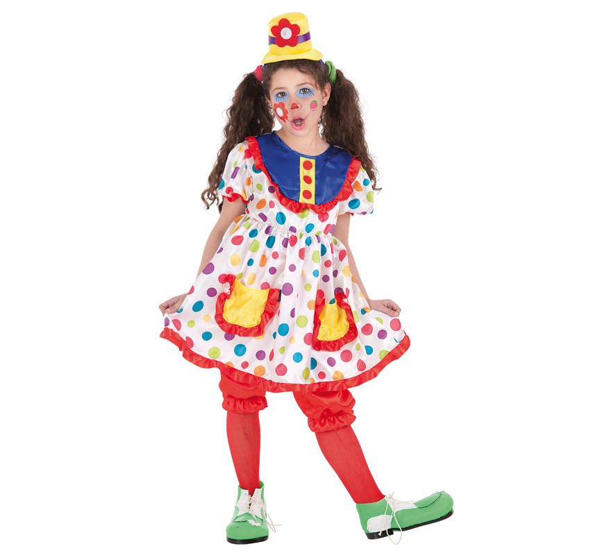 Fato de palhaço Tina para menina