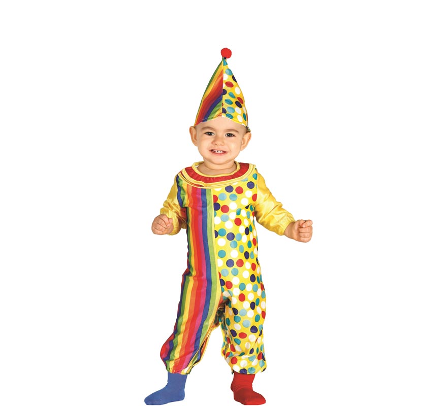 Multicolor Clown Costume for Baby