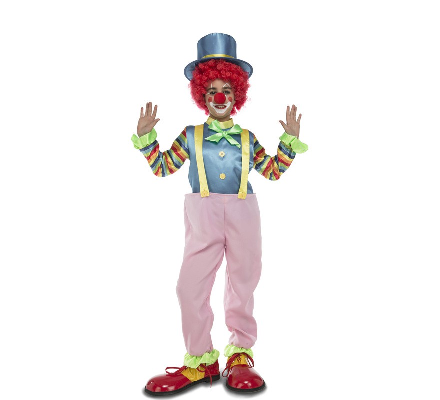 Clown Costume with Suspenders for children