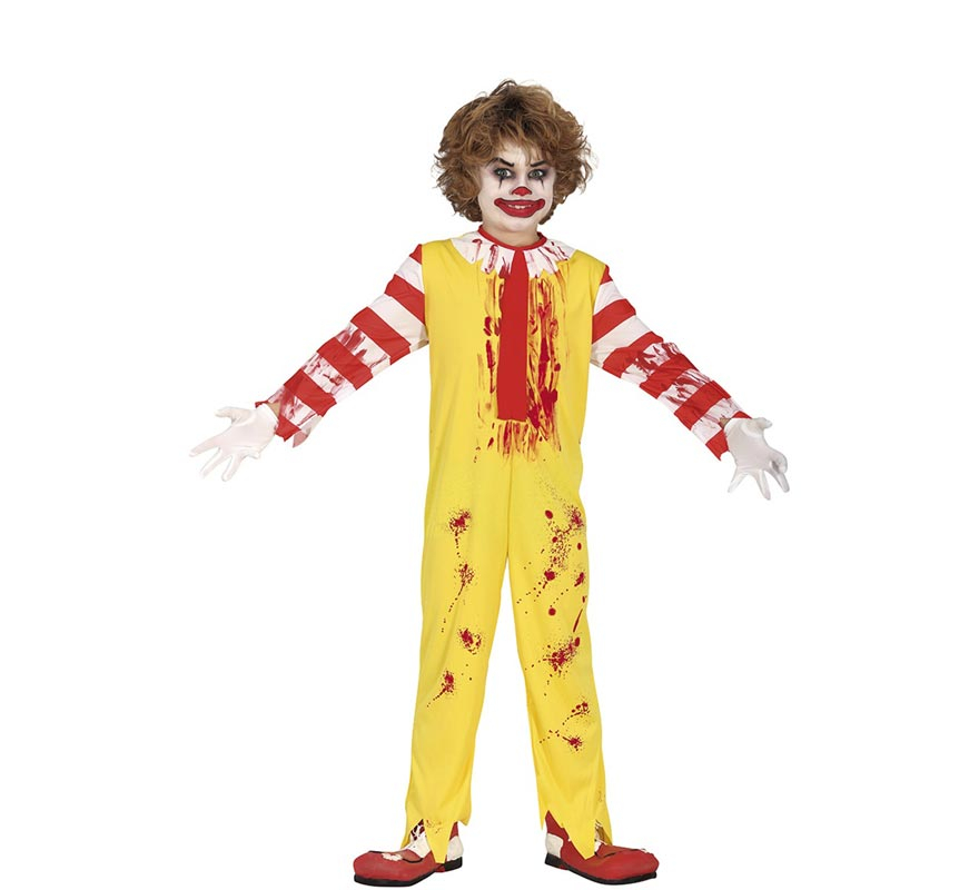 Child's Killer Hamburger Clown Costume