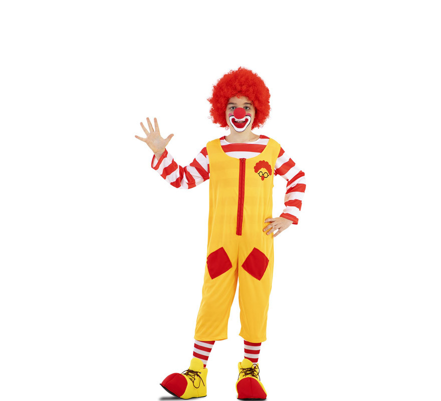 Fantasia de Palhaço Hambúrguer Infantil