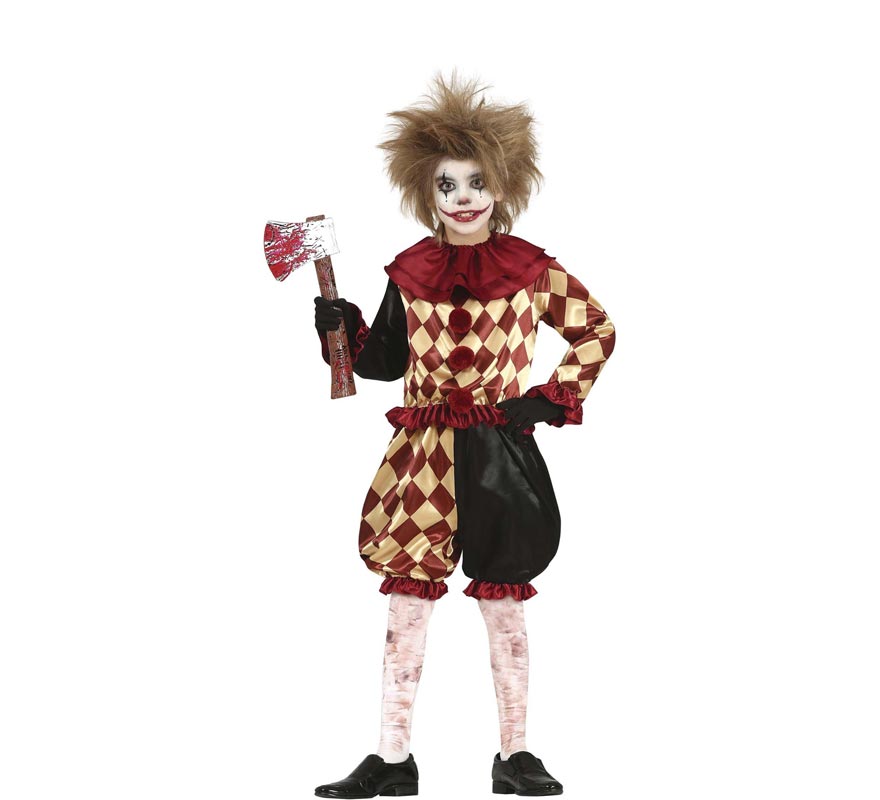 Child's Bloody Horror Clown Costume
