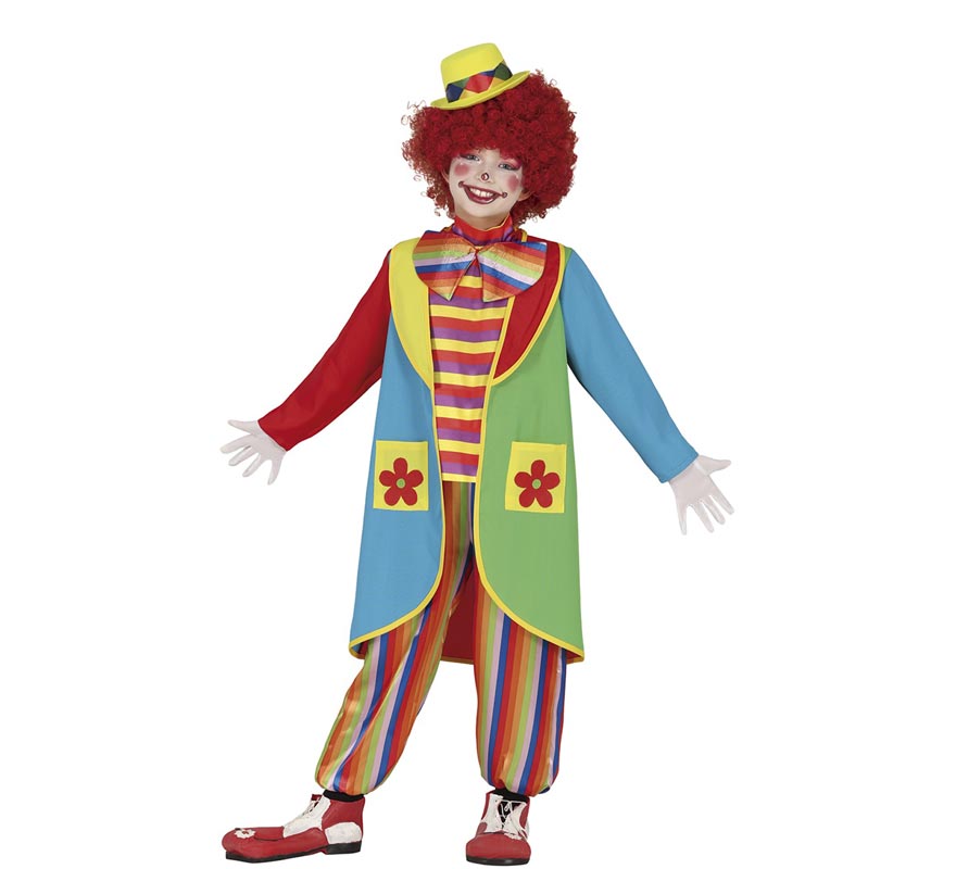 Fato de palhaço Flowy para criança Fato de palhaço Flowy para criança