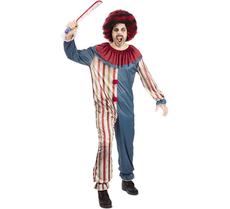 Vintage Macabre Clown Costume for Men