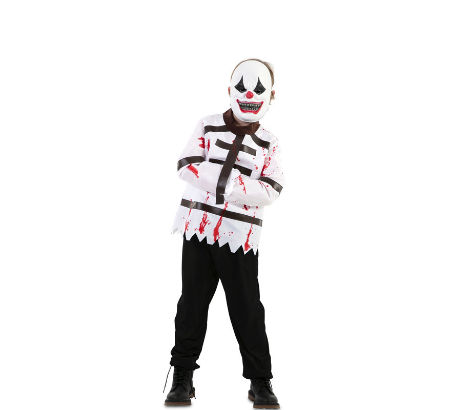 Fato de palhaço maníaco para menino