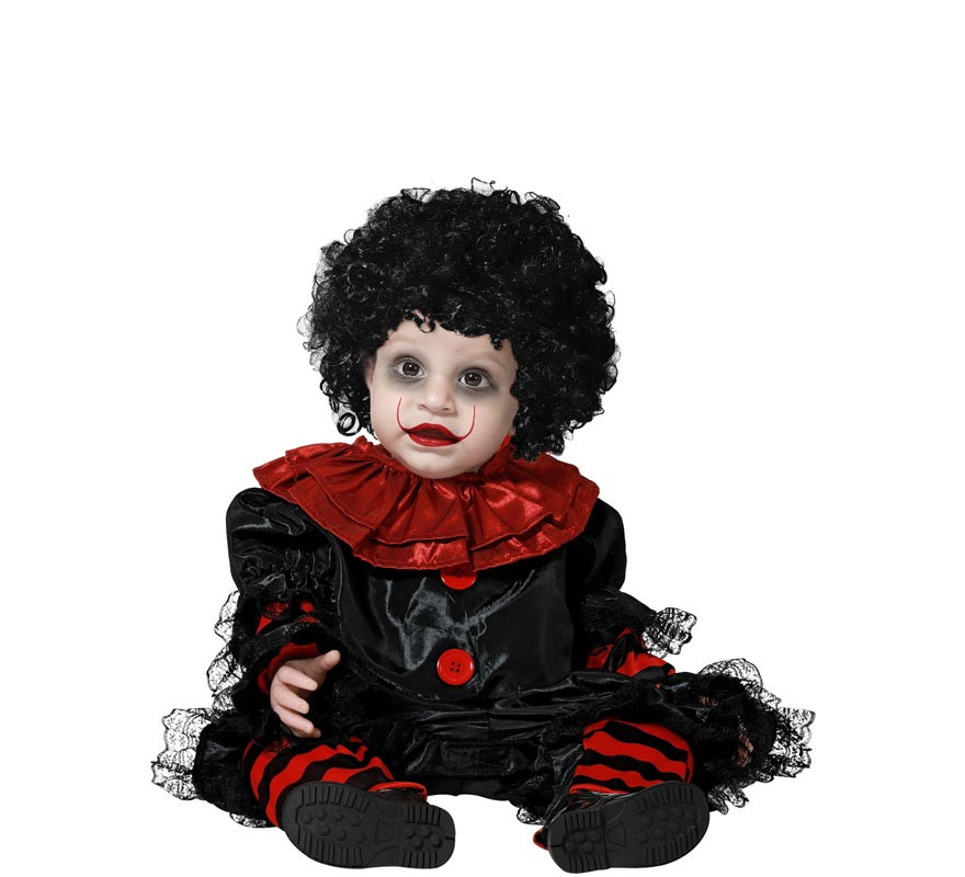 Black Clown Costume for babies and children