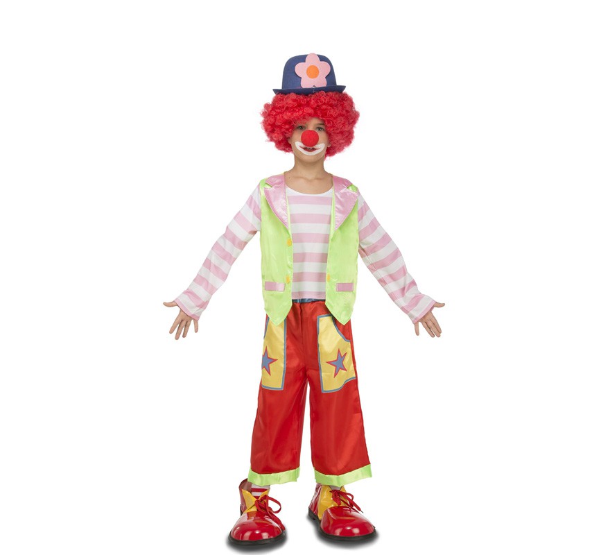 Fato de palhaço rodeio para menino