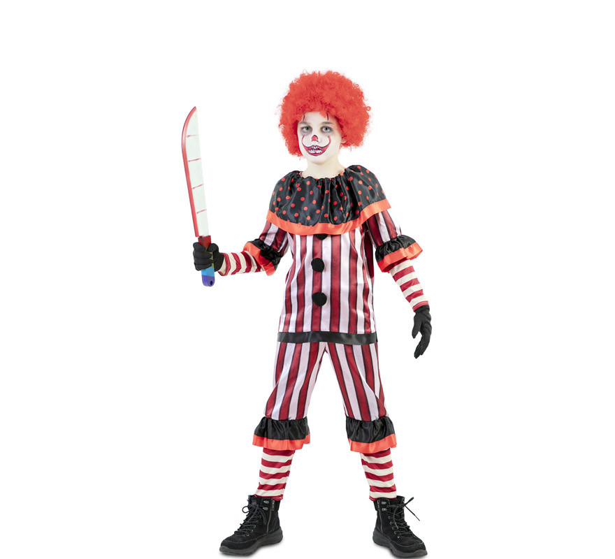 Child's Red Bloody Clown Costume Child's Red Bloody Clown Costume