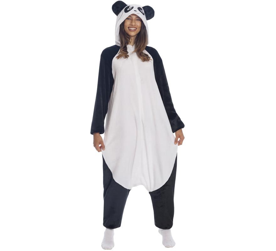 Fantasia de pijama urso panda adulto