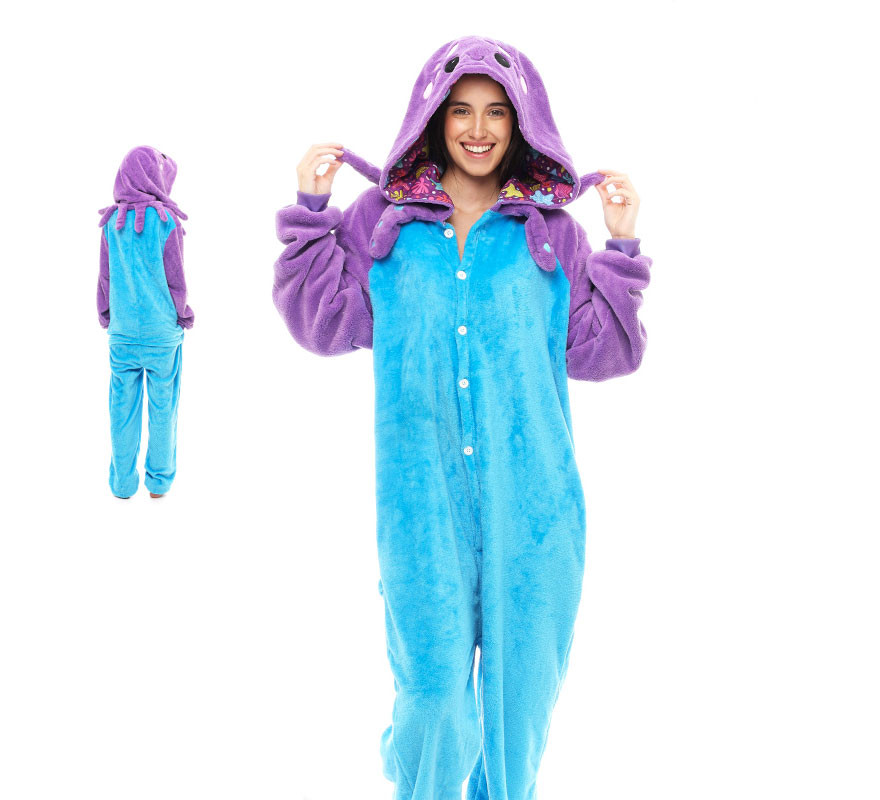 Fato de pijama azul Pulpa Pepa para mulher