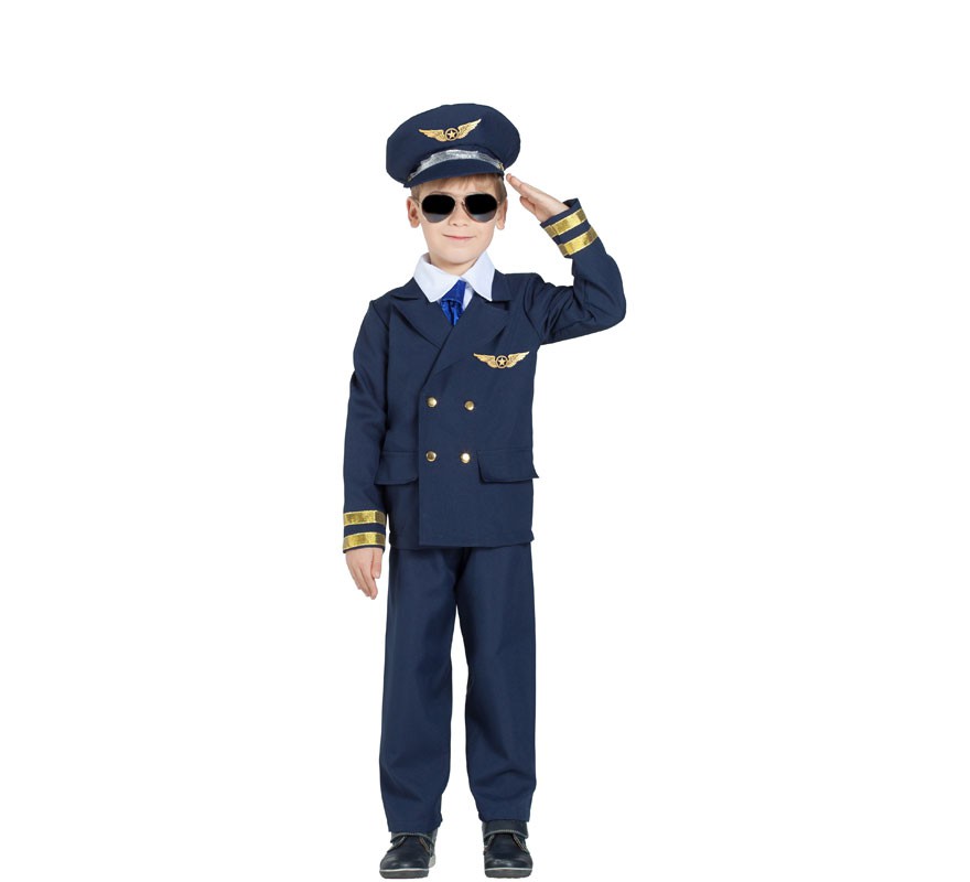 Airplane Pilot Costume for Boys