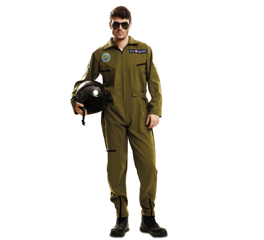 Fato de piloto de avião para homem Fato de piloto de avião para homem