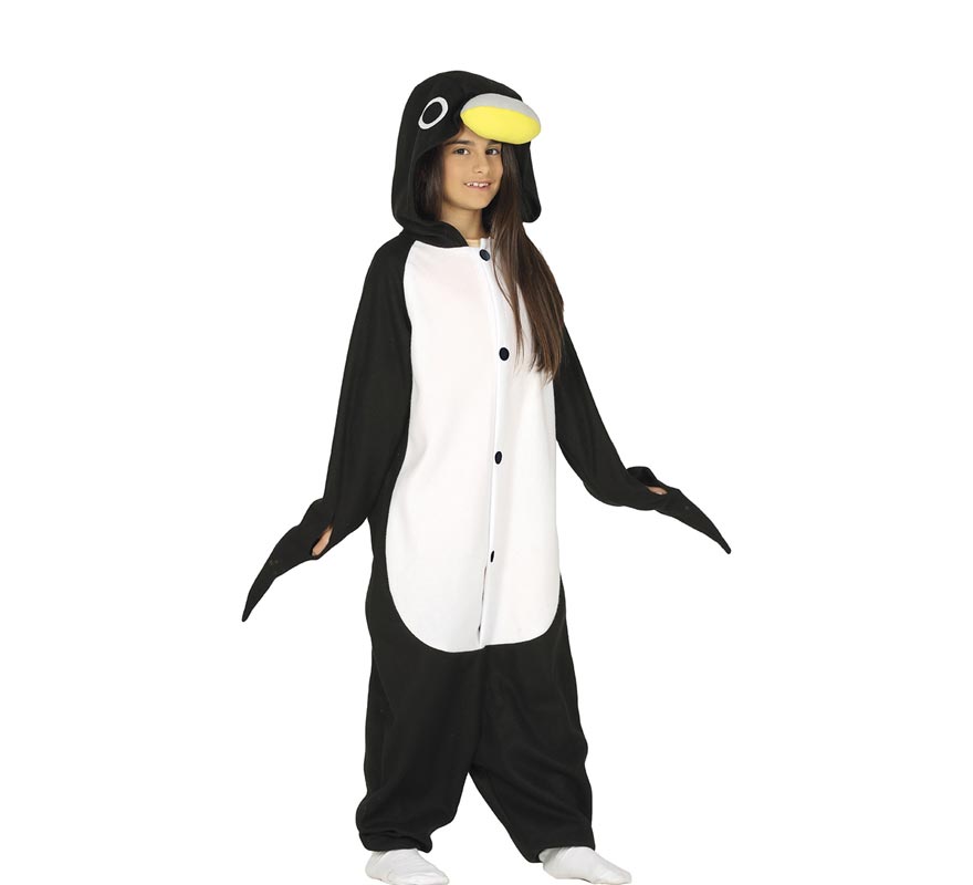 Fato de pinguim para crianças