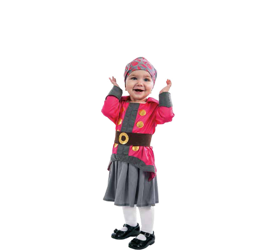 Fato de pirata bucaneiro para bebé