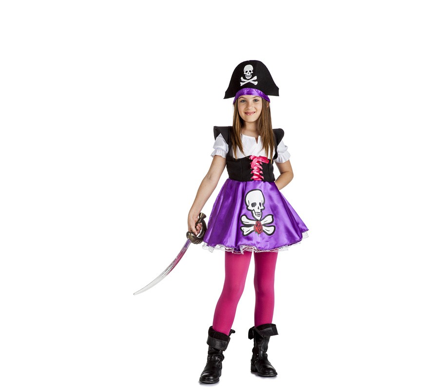Skull Pirate Costume for Girl