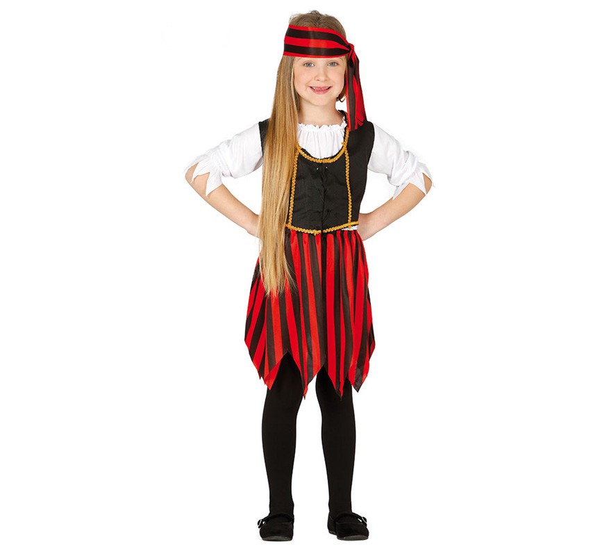 Fato de Corsair Pirate para menina Fato de Corsair Pirate para menina