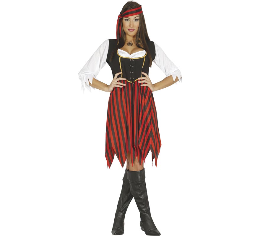 Fato de pirata de espartilho para mulher Fato de pirata de espartilho para mulher