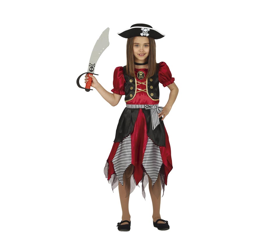 Fato de Garnet Pirate para menina