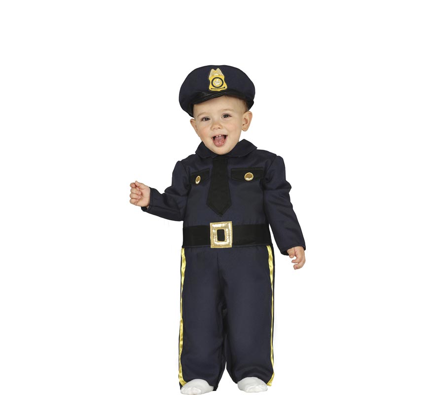 Fato de polícia azul bebé para bebé Fato de polícia azul bebé para bebé