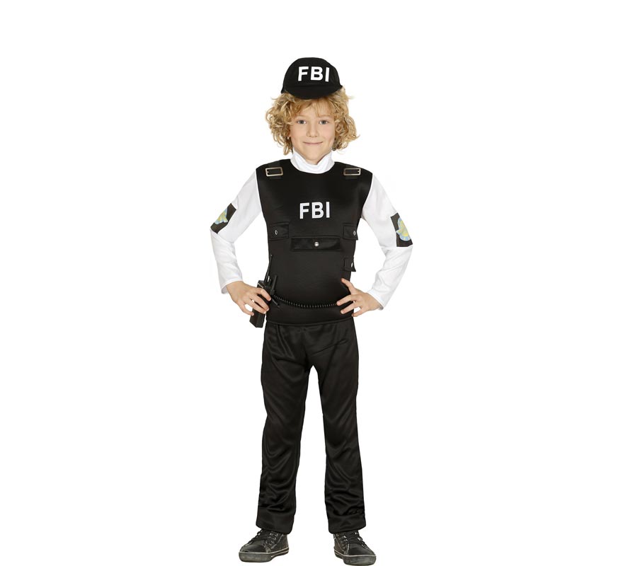 Fato de polícia do FBI para menino