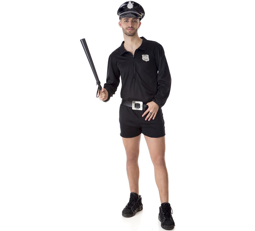 Police Costume Shorts for Men Police Costume Shorts for Men