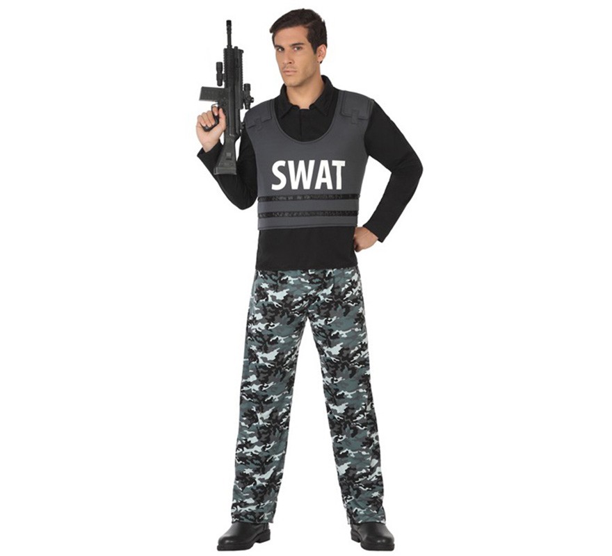 SWAT Police Costume for Men