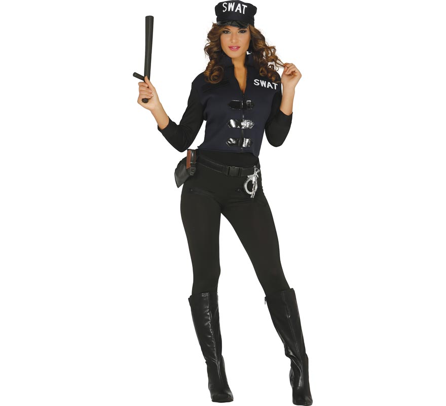Fato de polícia SWAT para mulher