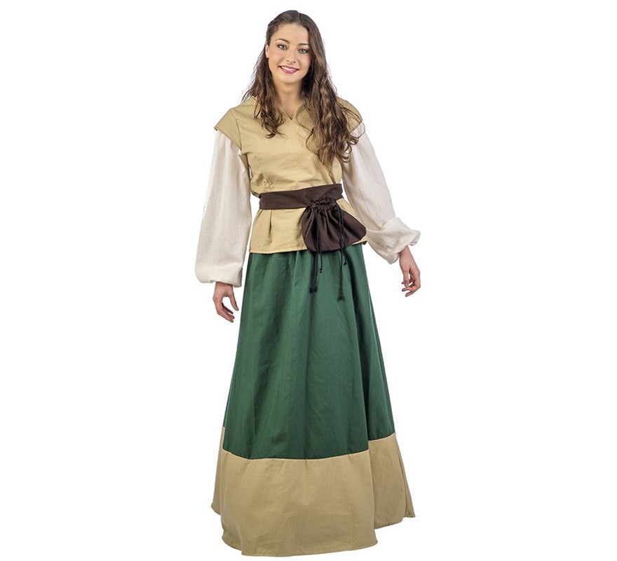 Fato de Juana Medieval Innkeeper para mulher