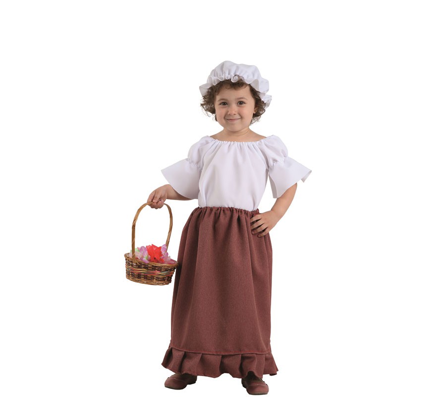 Fato de Innkeeper medieval para menina