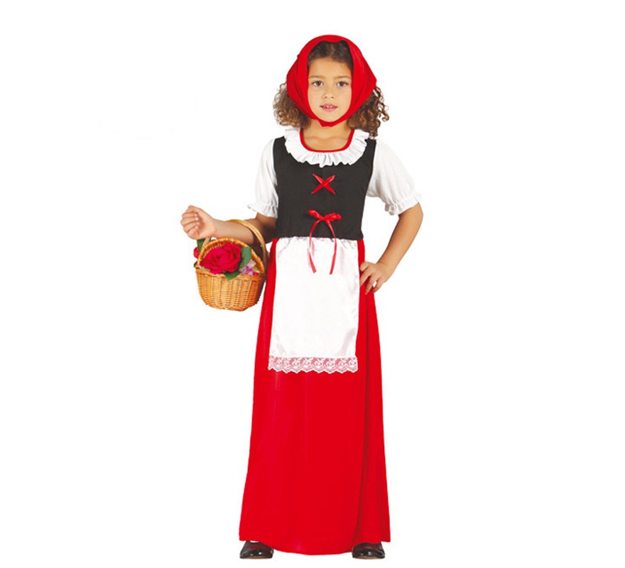 Fato de Innkeeper vermelho para menina