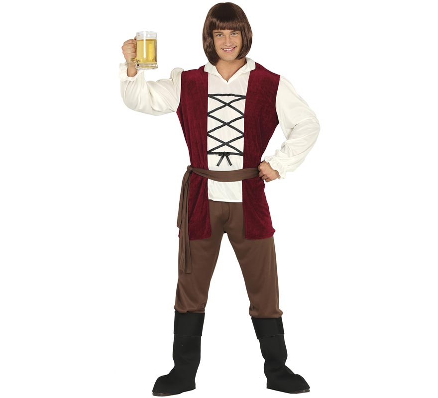 Medieval innkeeper costume for men