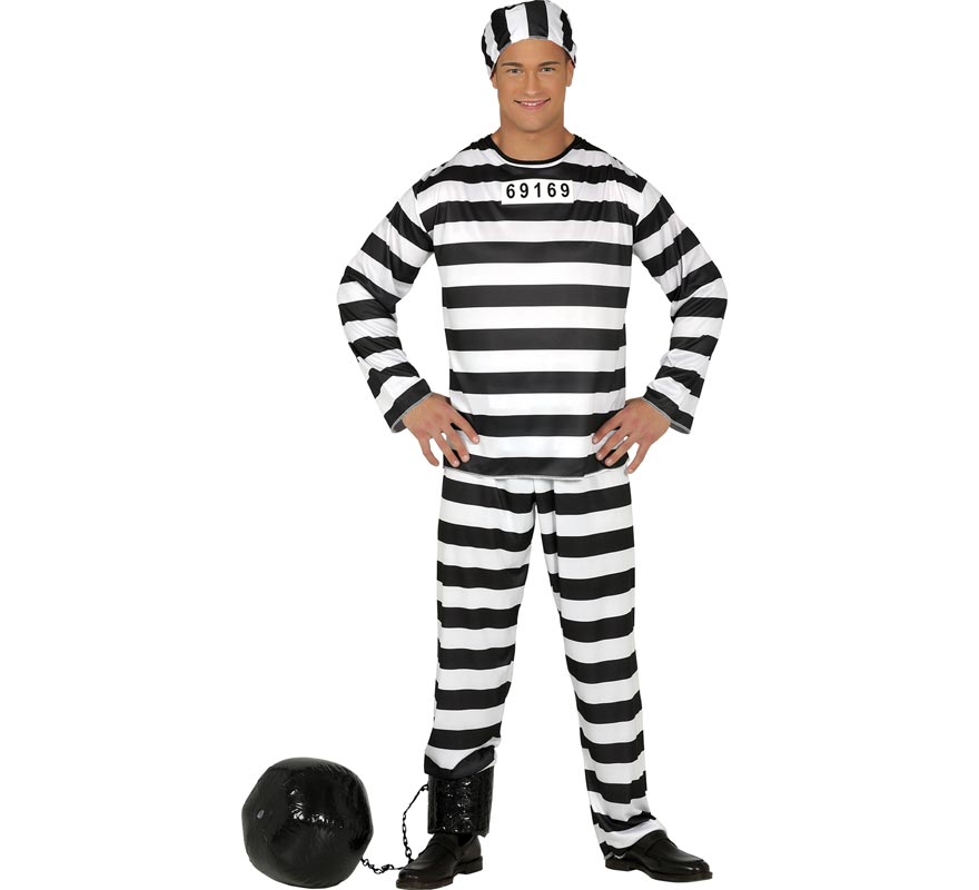 Prisoner costume for men